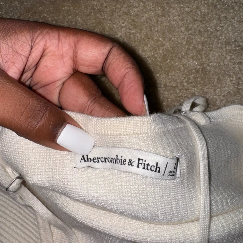Abercrombie & Fitch Cream Ribbed Camisole - Picture 2 of 3